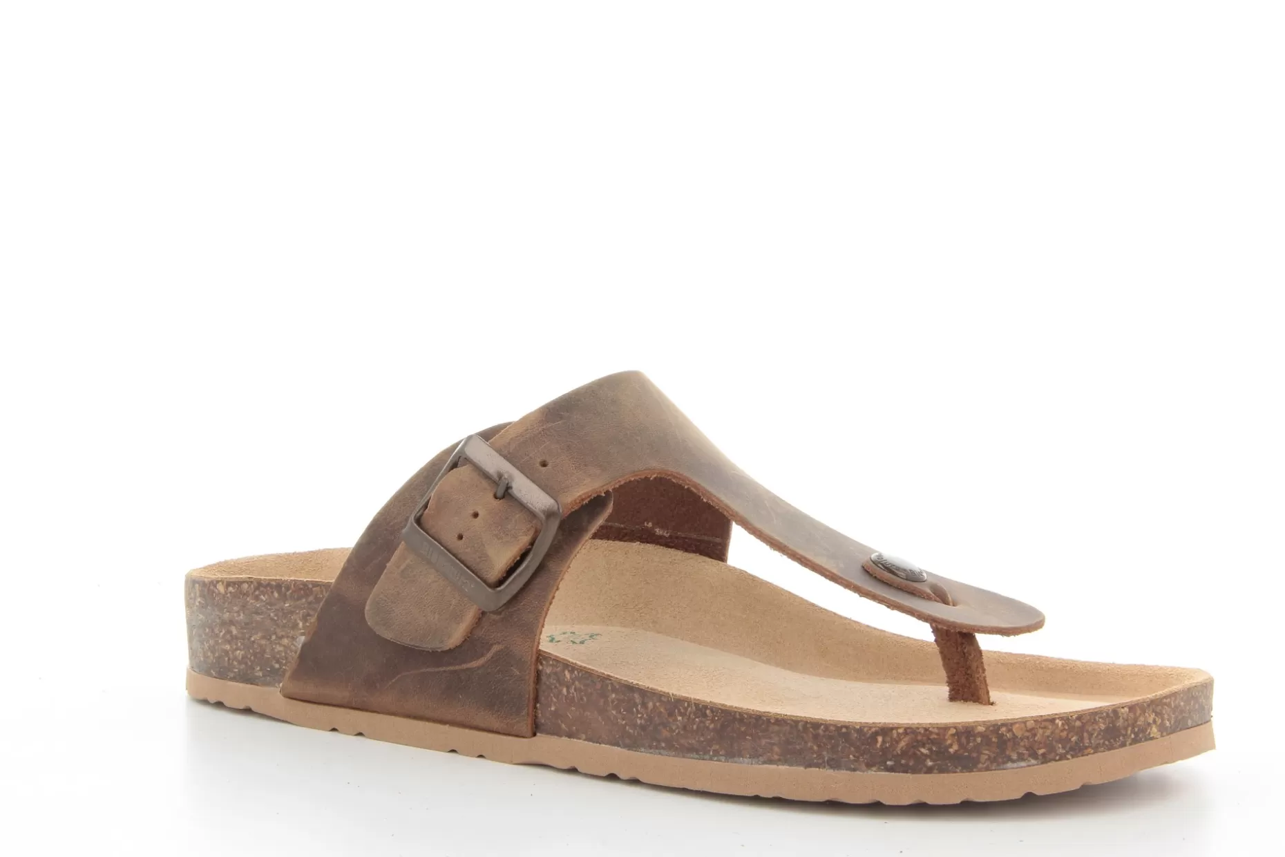BioNatura Men's Summer^11 Finger U Imb Crazy Horse Tortora